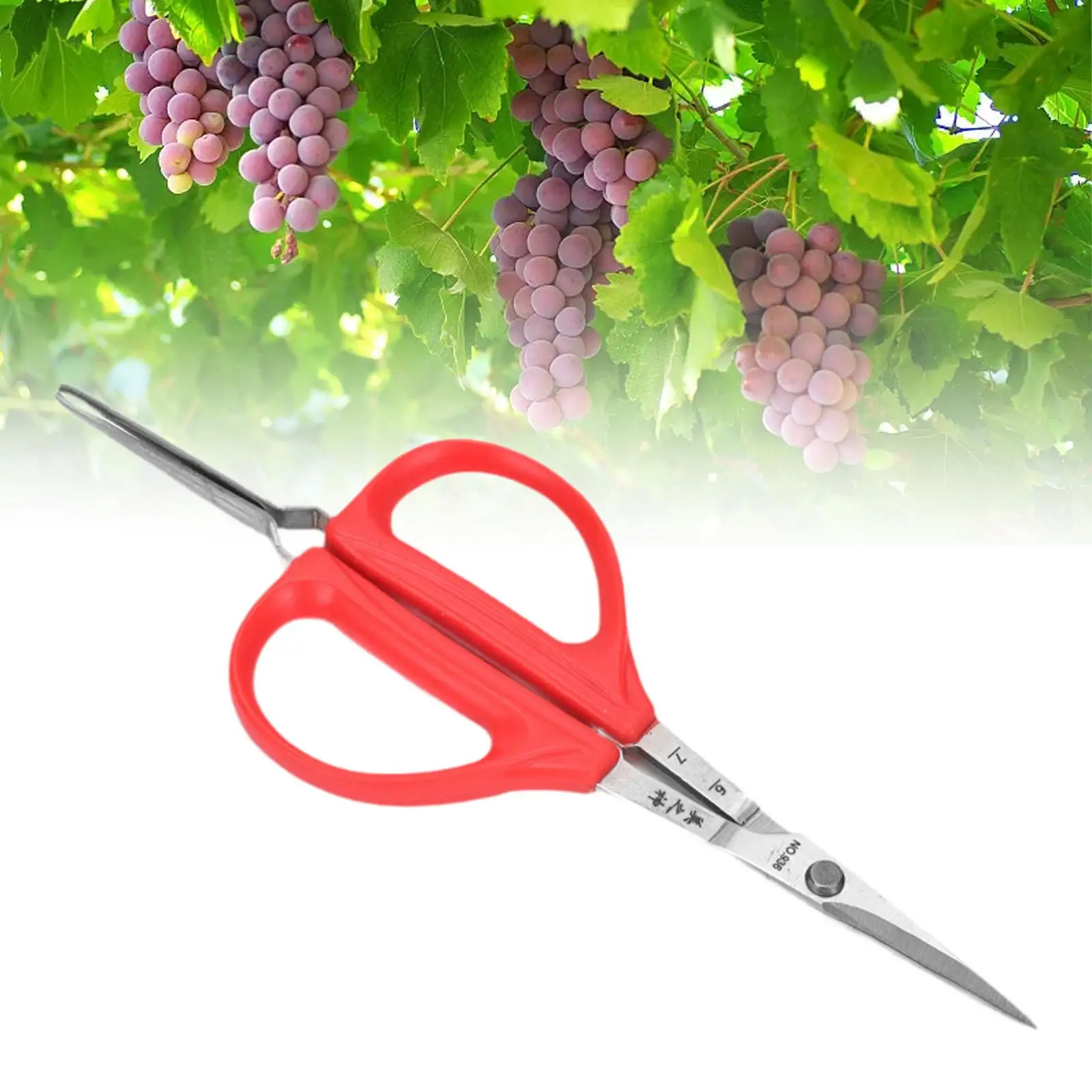 Pruner Shears, Garden Scissors with Tweezers Household Tool Fruit Picking Clippers Snips for Shaping Cutting Gardening Bonsai