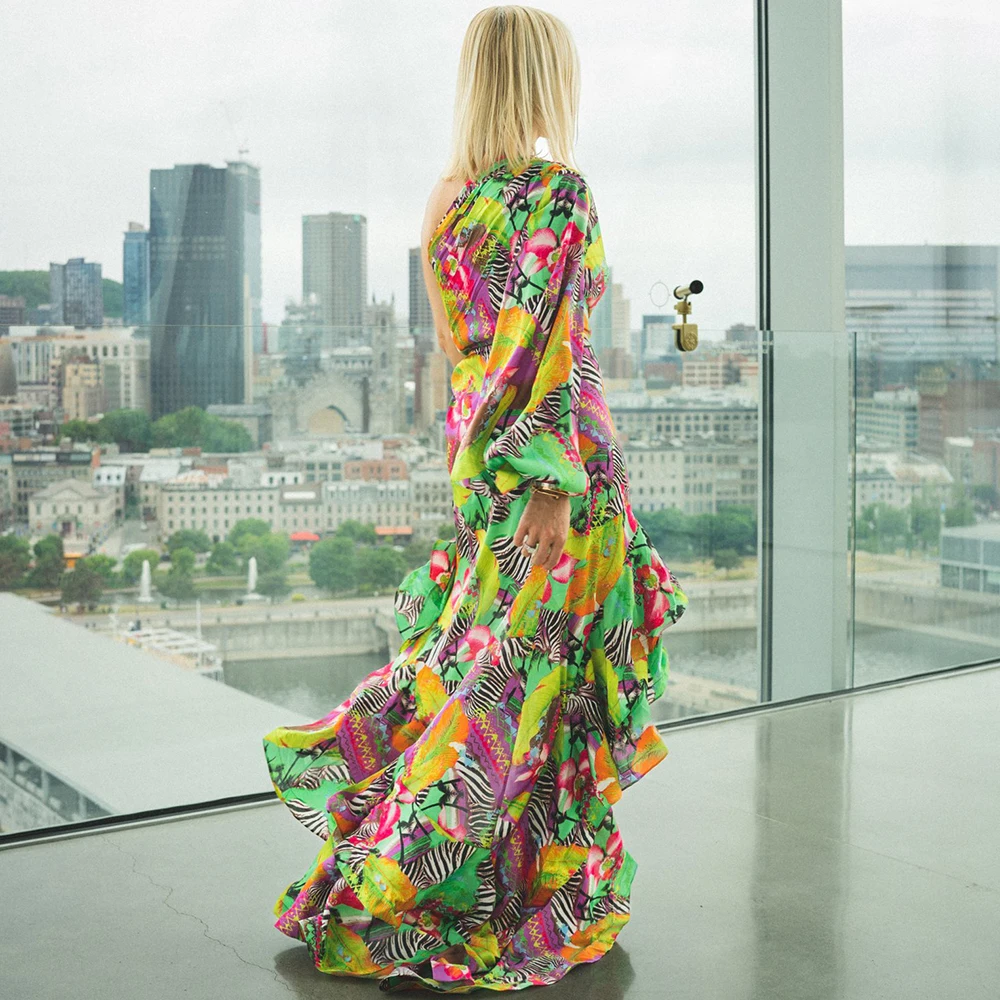 Retro Printed Prom Gown Casual Vacation Outfits Long Dresses Luxury 2024 Summer Long Sleeveless Party Dress Women Evening Gowns