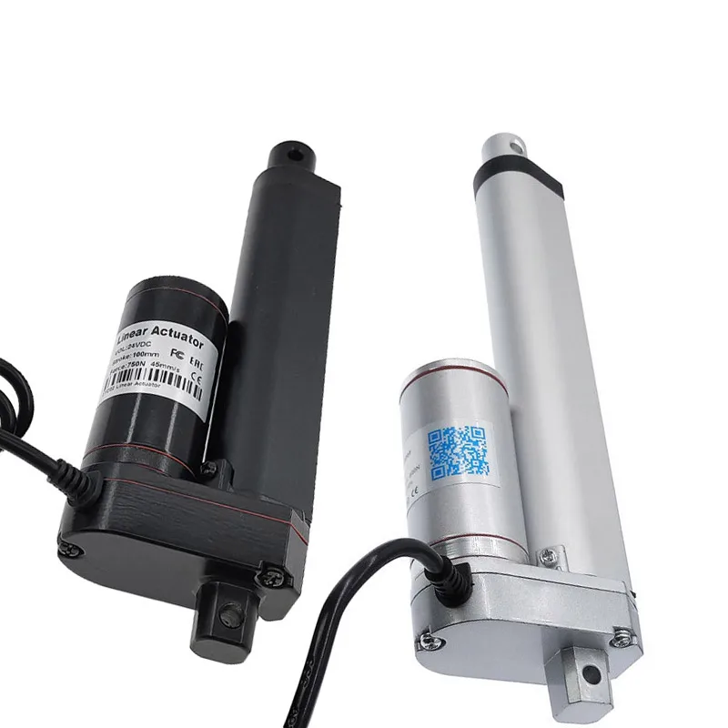 Electric Linear Actuator 150mm 200mm 12V 24V Stroke Linear Electric Motor 100/200/300/500/750/800/900/1100/1300/1500N