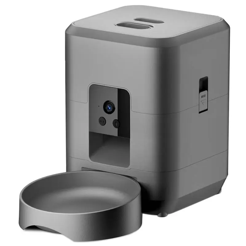 ABKW-Food Dispenser 2L Automatic Pet Feeder Wi-Fi& Camera Controlled Remote App Cat Pet Feeder US Plug