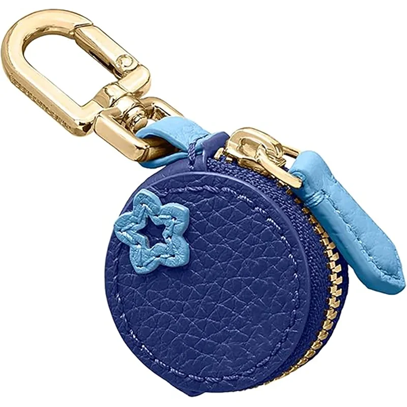 

Cute Strawberry Leather Bag Charm Y2k Keychain with Zipper Preppy Purse Charm Cutecore Accessories