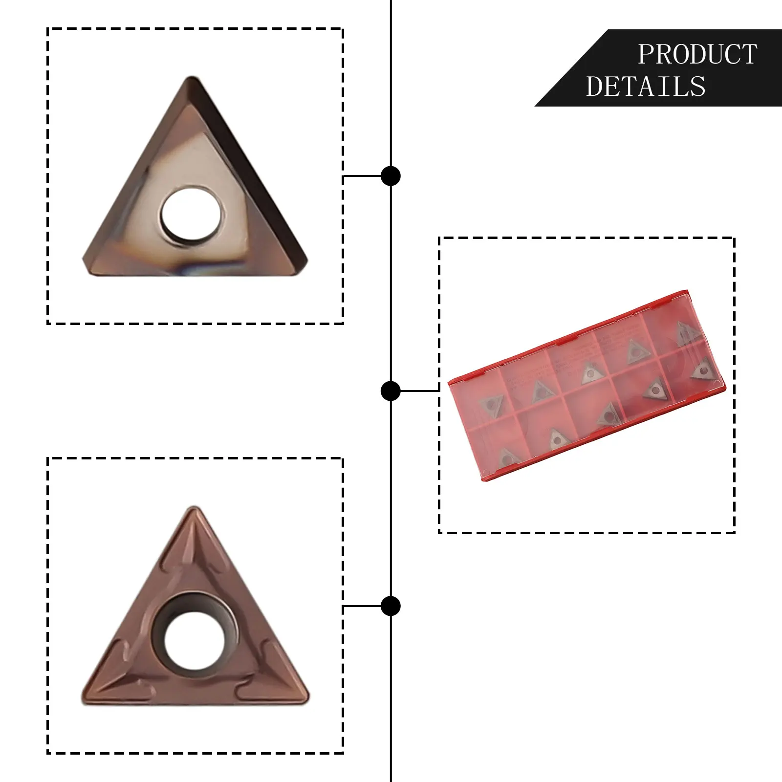 Outils de tournage à insérer, accessoires CNC pour le travail des métaux, kit en acier inoxydable, haute qualité, offre spéciale utile, TCMT110204