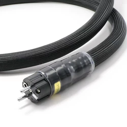 Free shipping new snake king flagship anaconda Research HIFI AC    EU/US Power cable schuoko standard