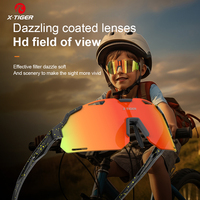 X-TIGER Children's Polarized Glass Sports Sunglasses UV400 Fit Kids MTB Road Cycling Eyewear Outdoor Goggles With Myopia Frame