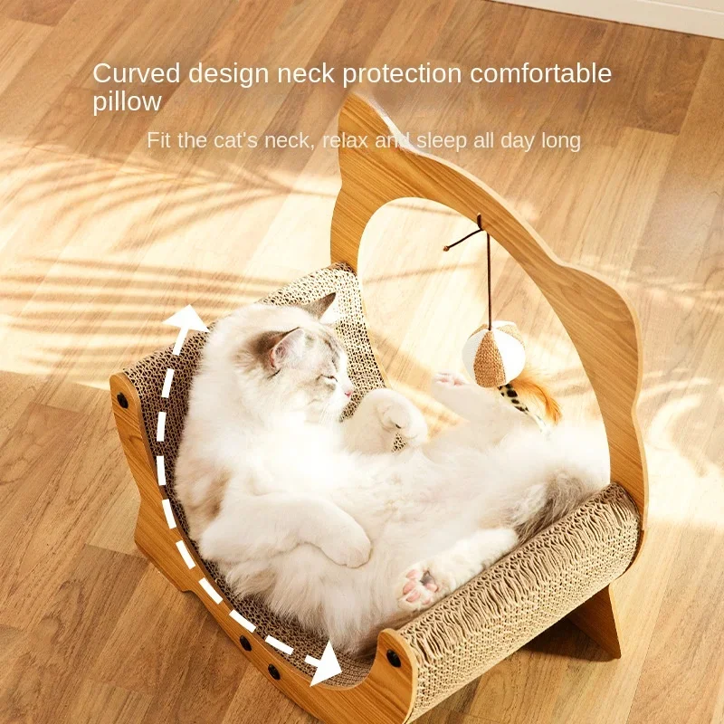 Cat Scratcher Sofa Scratching Board Toy Indoor Grinding Interactive Claws For Kitten Cushion Protector Furniture Pet Accessories