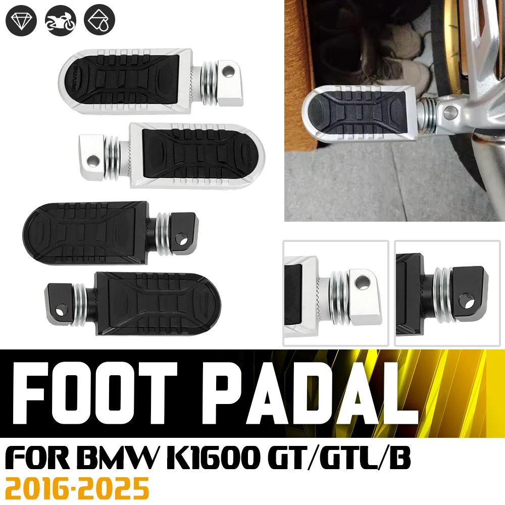 

Для BMW K1600 GT GTL B K1600 Grand America K1600GTL Регулируемая задняя подставка для ног, вращающиеся подножки для пассажирского мотоцикла