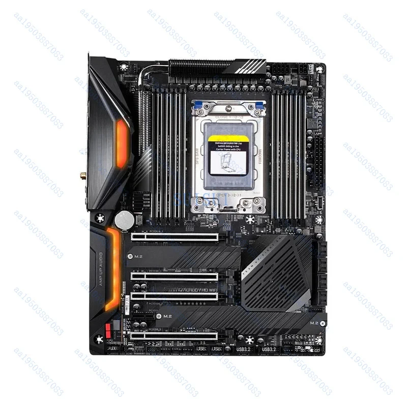 USED For GIGABYTE TRX40 AORUS PRO WIFI motherboard sTRX4 8*DDR4 256G ATX Tested ok