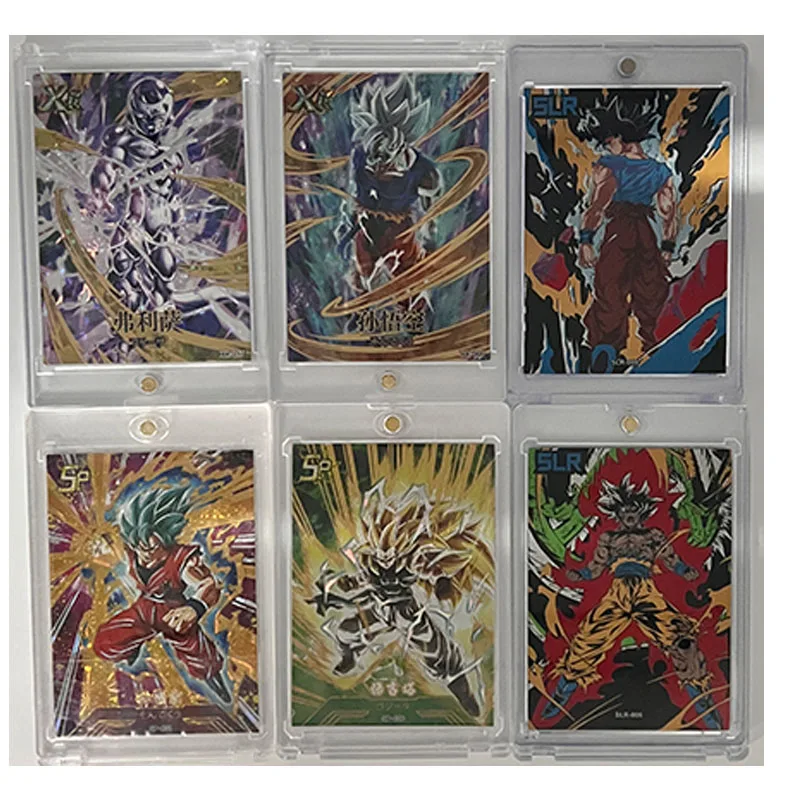 Anime Dragon Ball Son Goku Gogeta Ssp Xr Slr Max Card Limited Edition Game Collection Rare Cards Children\'s Toys Birthday Gifts