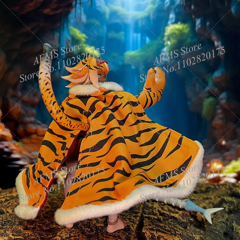 Snail Shell 1/12 Scale Mobile Suit Girl Tiger Girl Galu Fur Collar Cloak Clothes Accessory Fit 6Inch Action Figure Soldier Body view 5