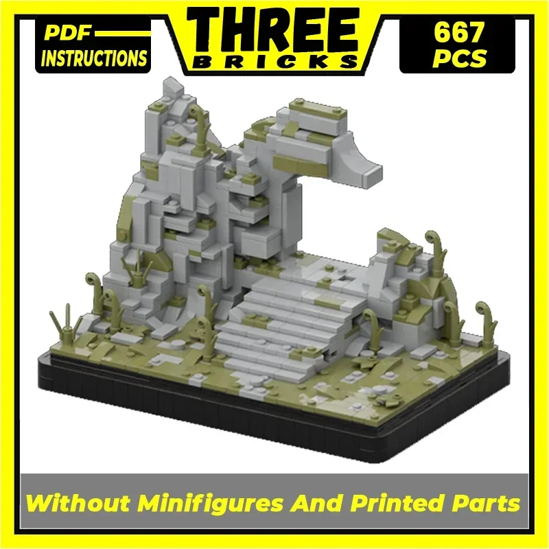 Bloques de construcción Moc de Star Movie, modelo de película, bloques modulares de tecnología persiguiendo a los caballeros caídos, regalos de Navidad, juegos de bricolaje, ensamblaje