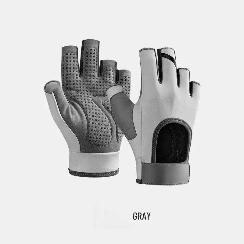 

Перчатки с половиной пальца для велоспорта и фитнеса на открытом воздухе для мужчин и женщин, бег, походов, тяжелой атлетики, противоскользящие, дышащие тонкие перчатки