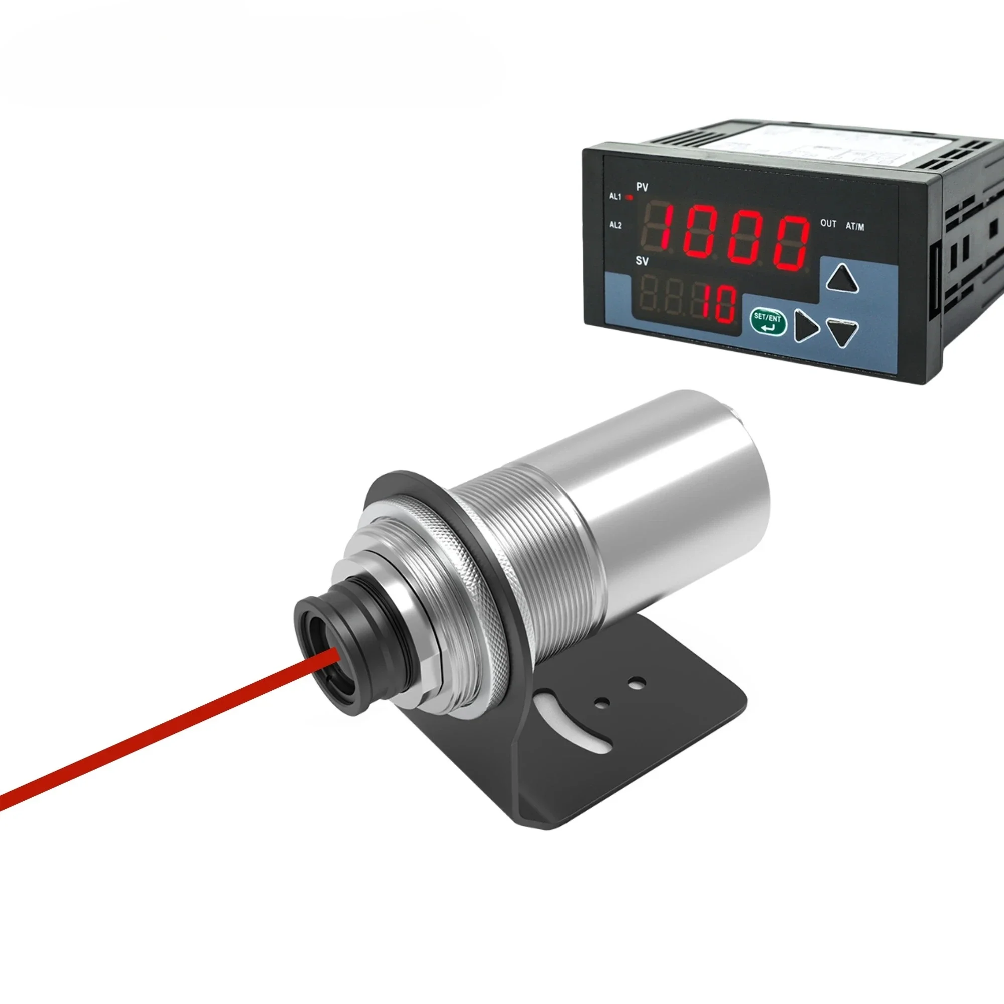 AI Online Infrared Thermometer with High Precision Non-Contact Digital Display Industrial Temperature Sensor Probe Transducer