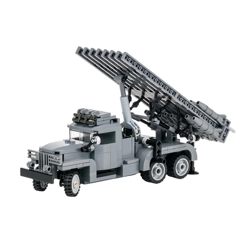 BM-13N Rocket Launcher Model MOC Building Bricks War Equipment Modular Technology Gifts Holiday Assemble Children Toys Suit