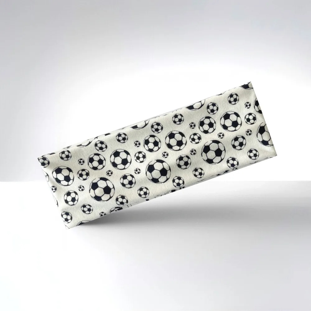 

Fashion Elastic Soccer Headband Breathable Adjustable Soccer Bandana Football Print Sport Headscarf for Men and Women