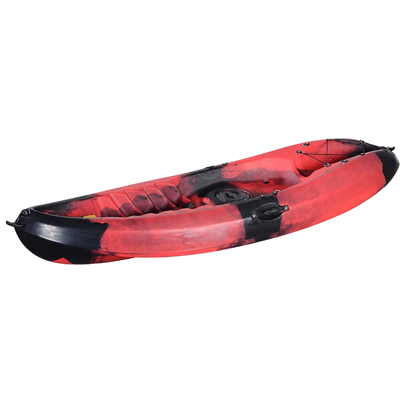 Cheap Canoes Plastic Kayak Made in China for 1 Person Fishing and Recreation Pedal Kayak With Paddle