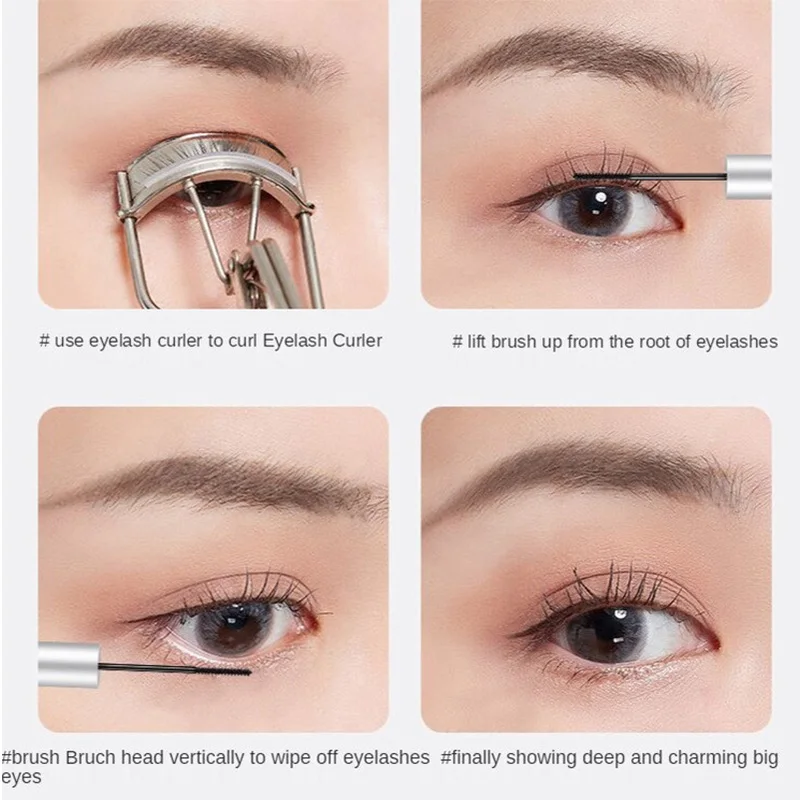 【ナチュラルまつげスタイリングプライマー】カール型のウォータープルーフ、濃密でにじみにくいマスカラ