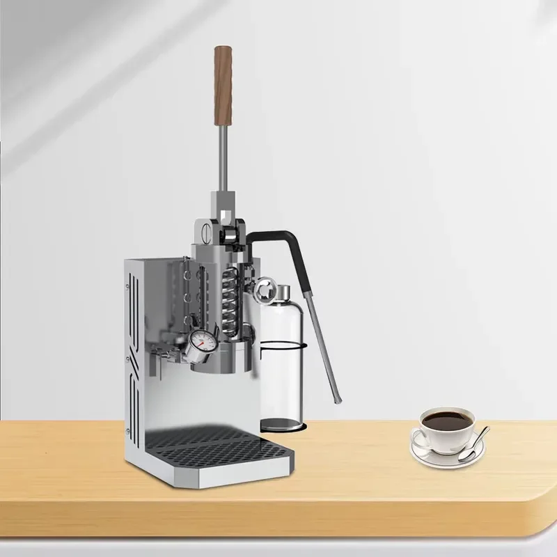 2026 Rapid Extraction Built-in Spring Lever Espresso Machine 1L Water Boiler Manual Hand Press Coffee Maker Coffee Machine