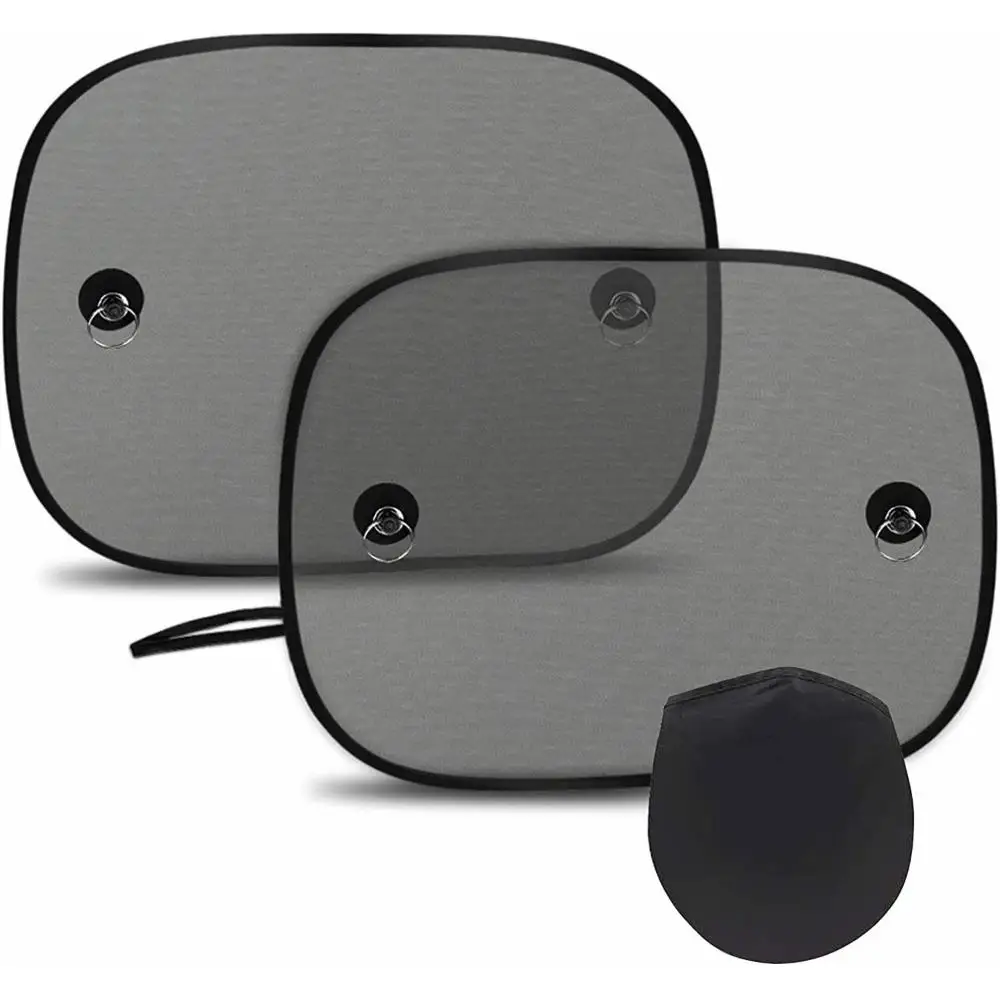 2Pcs Car Sunshade Covers Universal Windscreen Folding Visor Reflector Windshield Auto Window Sun Shade Protector
