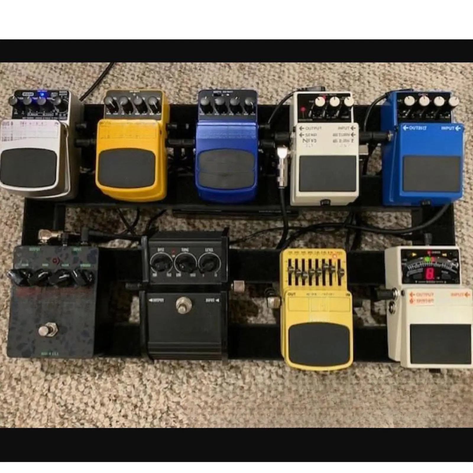 Guitar Pedalboard Large Effect Pedalboard Effects Bracket Guitar Part Non Slip for Electric Guitar Bass Accessories