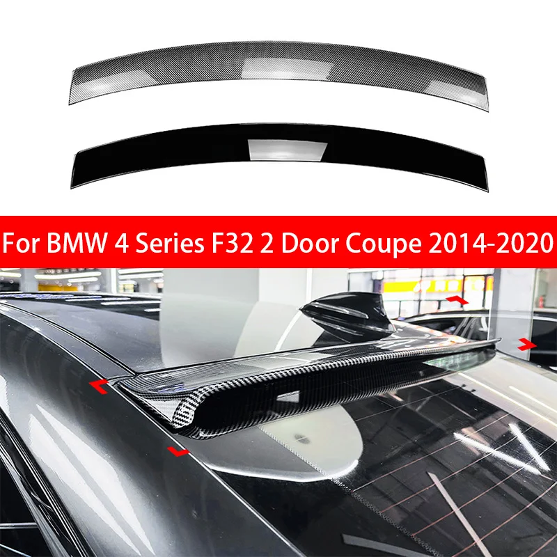 

For BMW 4 Series F32 2 Door Coupe 2014-2020 F82 M4 2015-2020 Roof Spoiler Wing Car Flap Trim Trunk Splitter Lip