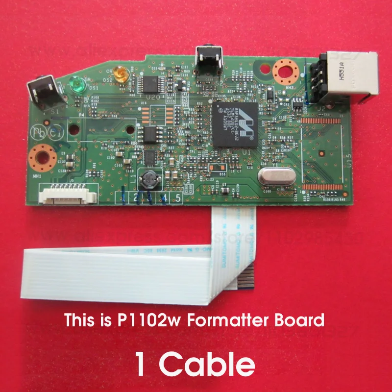 Original New For HP P1102 P1102w Logic Main Board MainBoard Formatter Board CE670-60001 CE668-60001 RM1-7600 CF427-60001