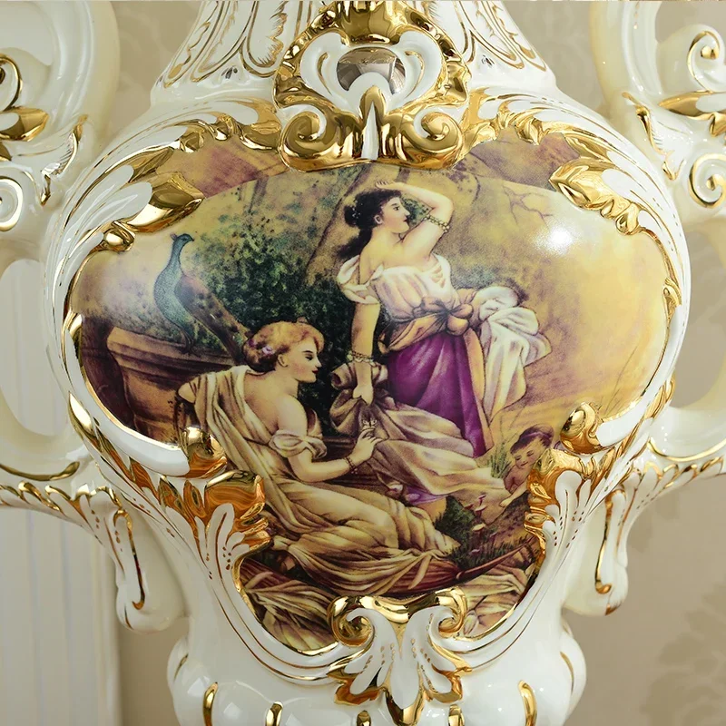 

Large Vase Decoration Living Room Floor Decoration Flower Flower Arrangement Ceramic High Vase