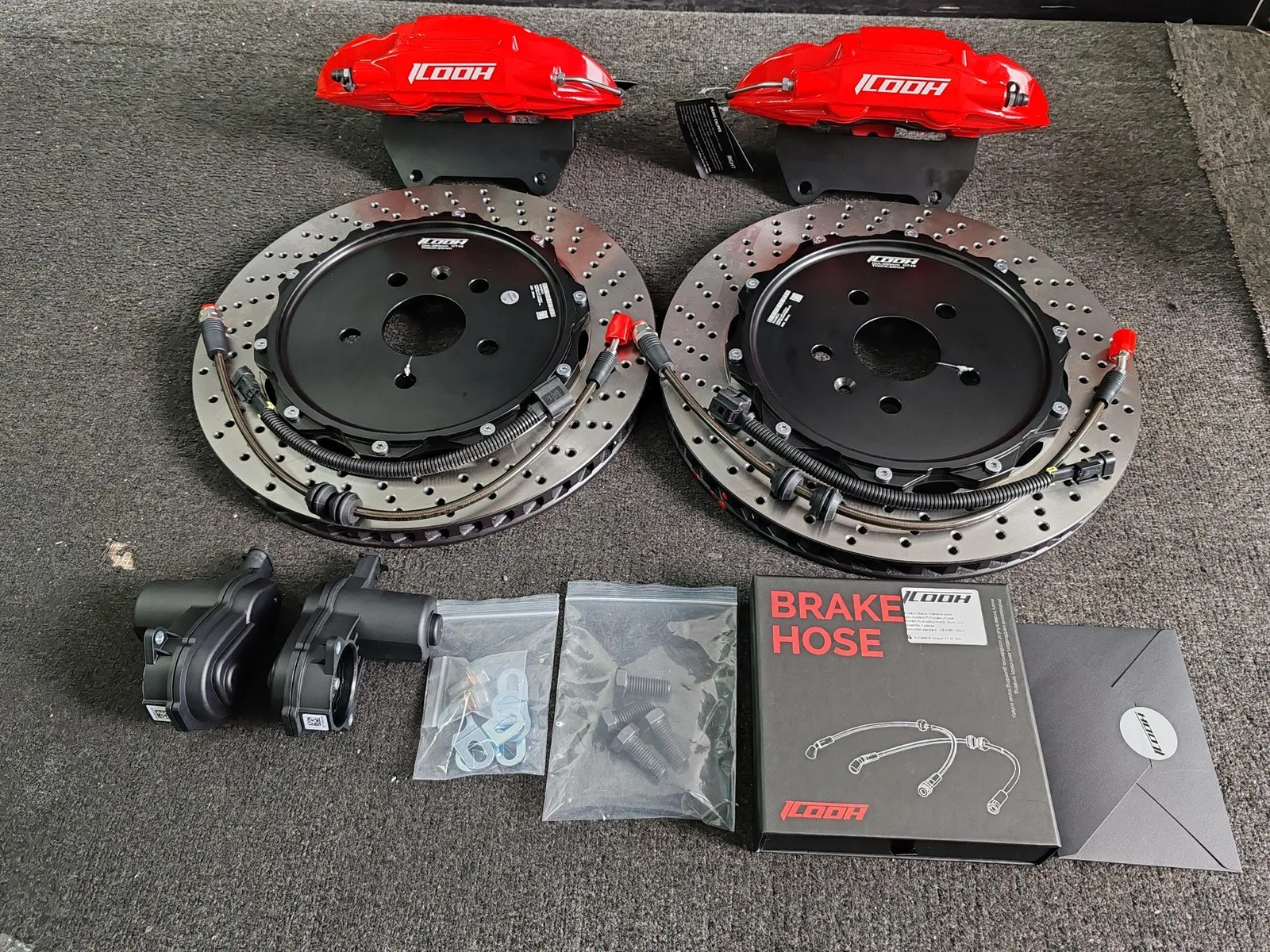 

High Quality DT48 Steel Disc Rear 380X28 4-piston brake caliper kit fits for BMW 3 Series Li (G28) 2019+