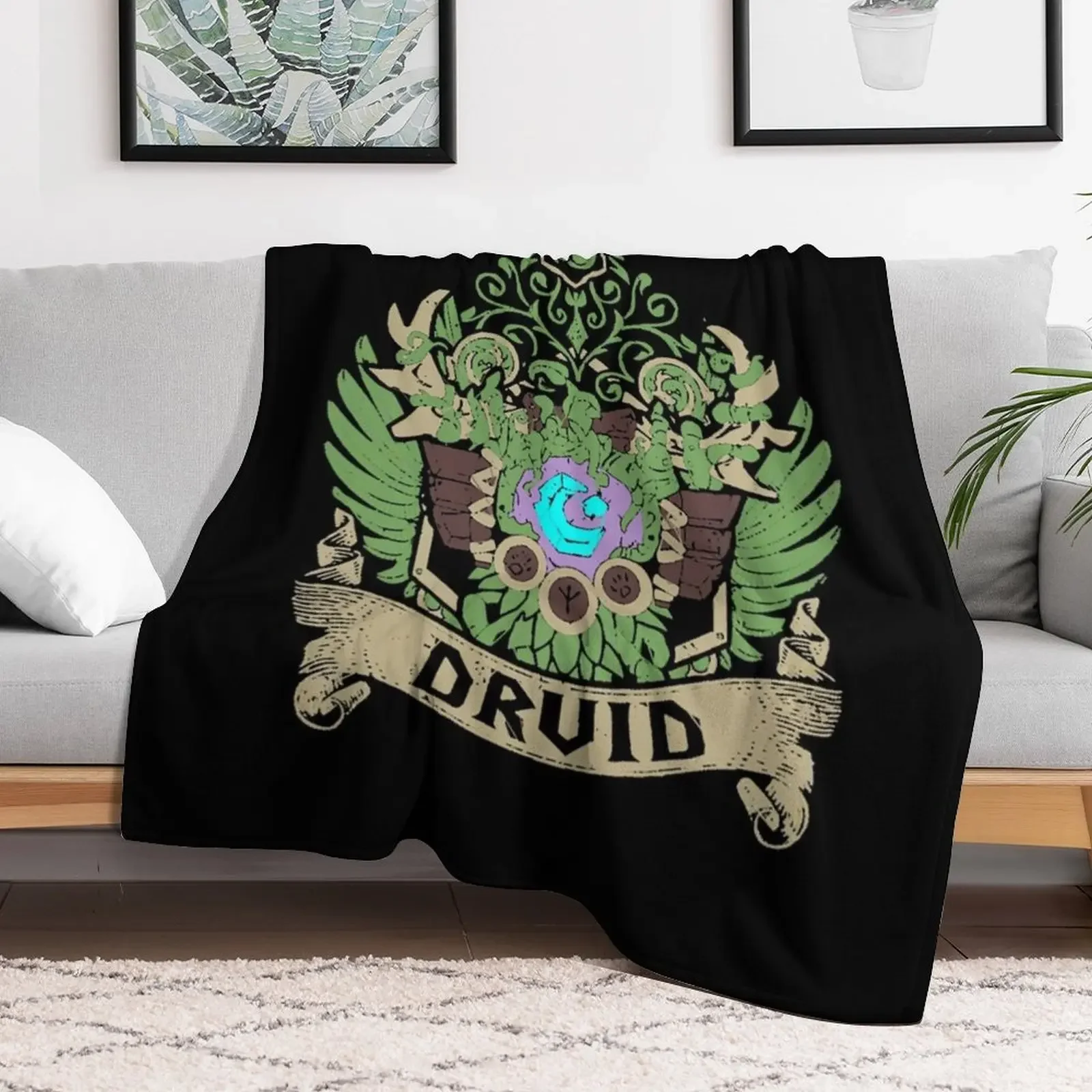 DRUID - ELITE EDITION Throw Blanket for winter Flannels Blankets