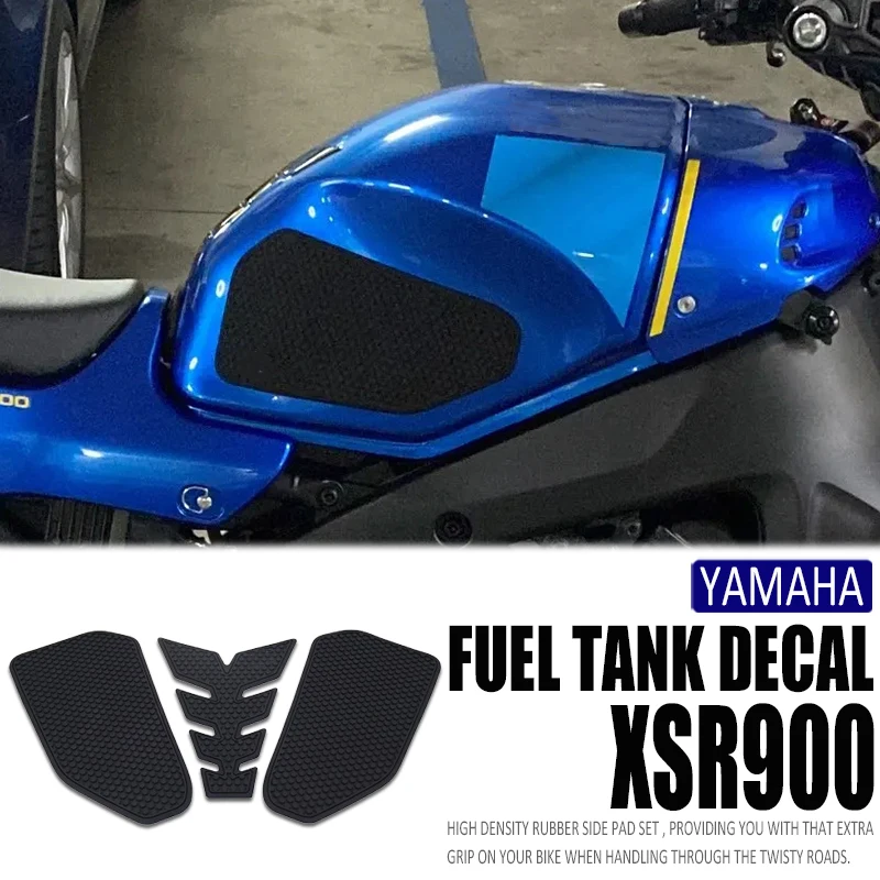 New Motorcycle Texture Tank Pads Protector Stickers Decal Knee Side Fuel Traction Pad For Yamaha XSR900 XSR 900 xsr900 2022 2023
