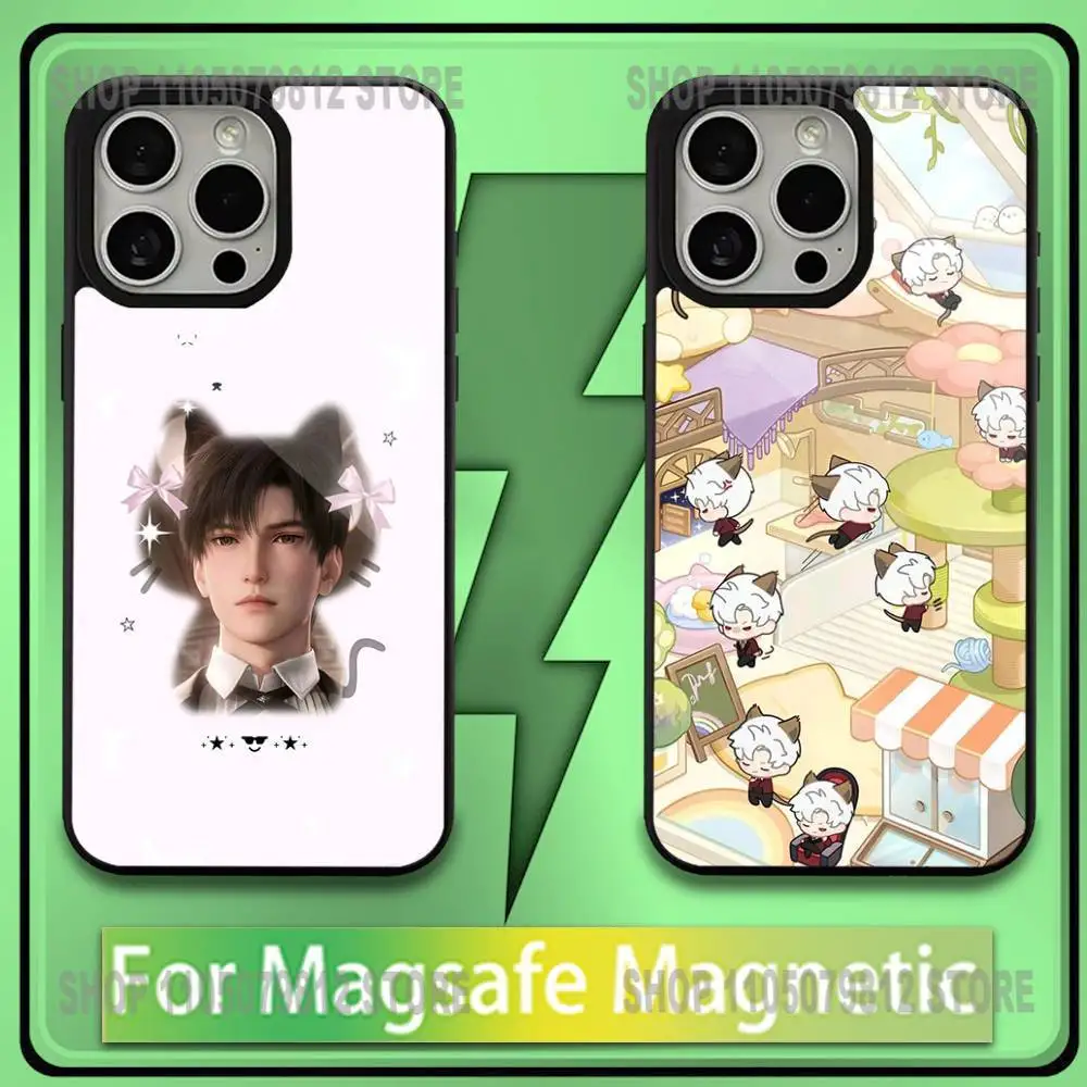 

Hot Game Love and D-Deepspace Sylus Phone Case For iPhone17,16,15,14,13,12,11,Plus,Pro,Max,Mini Magnetic Wireless Charge