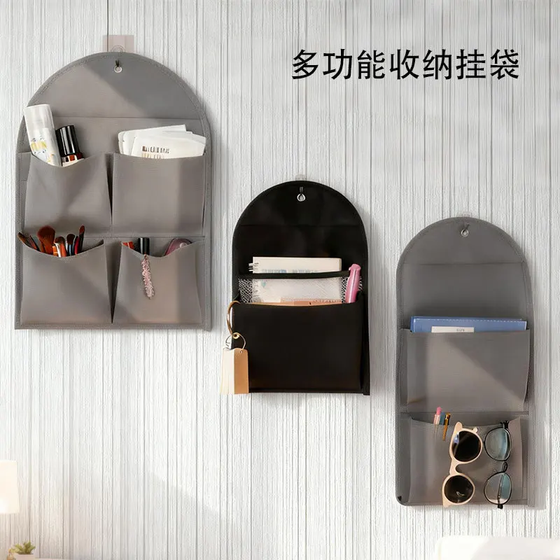 Multifunctional Wall Hanging Storage Bag Large Capacity for Home Dorm Keys Cosmetics Accessories