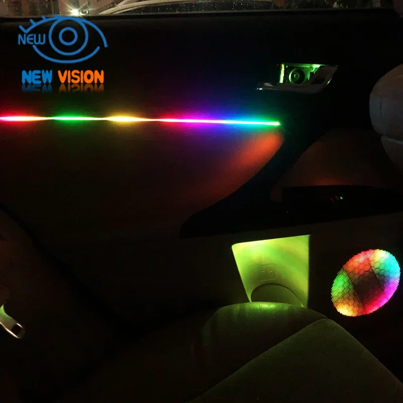 car interior wireless Symphony rainbow atmosphere led strip ambeint light