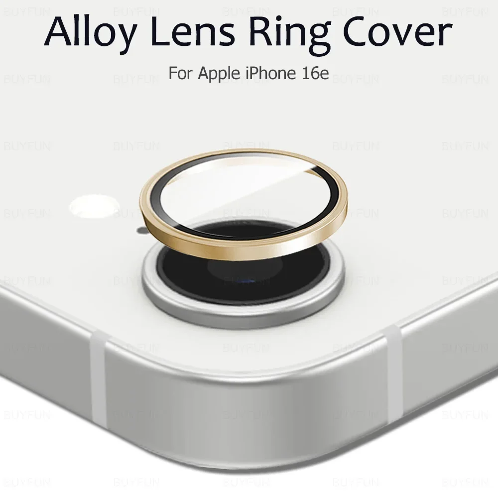 Lens Ring Cover For Apple IPhone 16e Glass And Metal Frame Iphone 16 E E16 IPhone16e