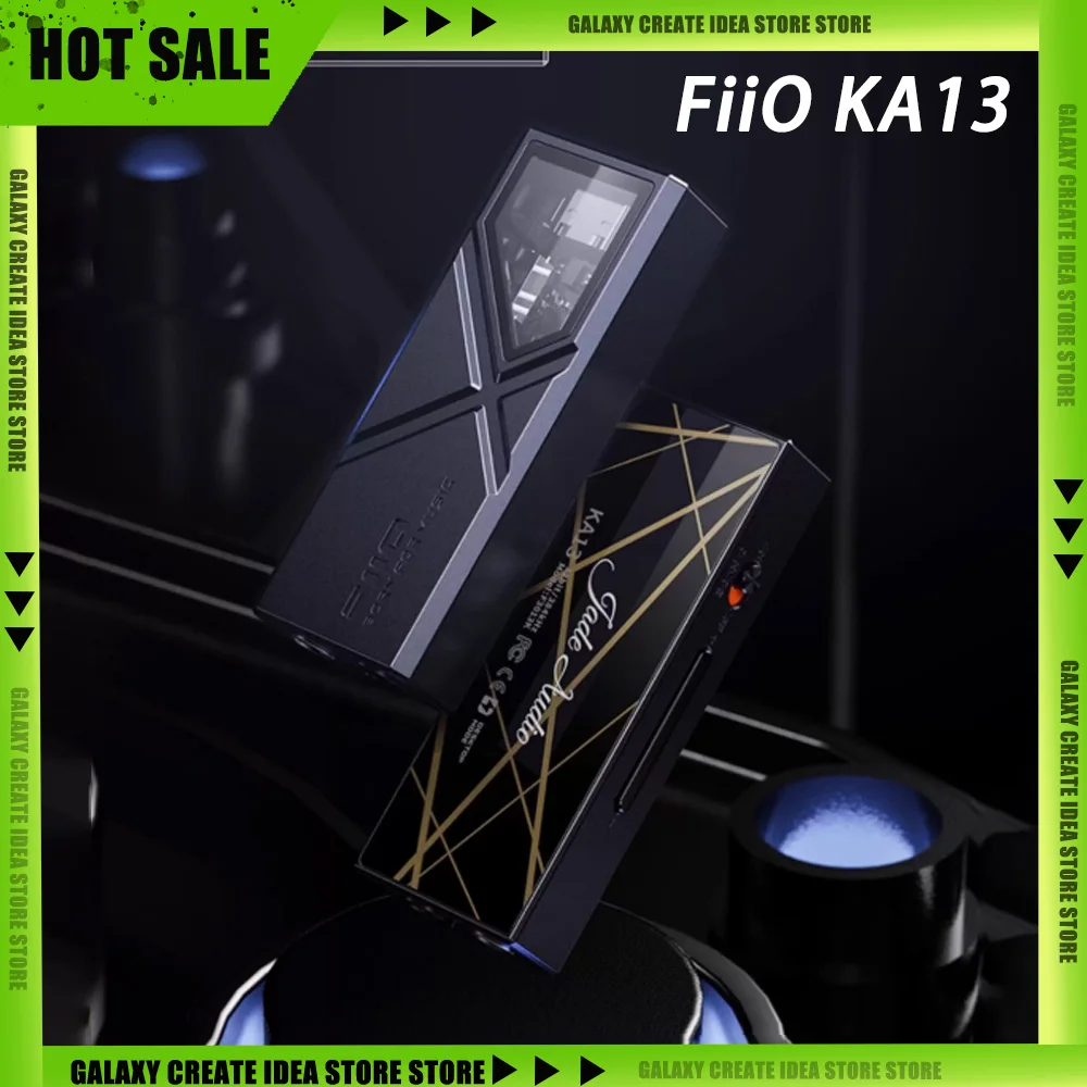 

Портативный усилитель-ЦАП FiiO KA13 с двумя CS43131 для iOS/Android, балансный выход 3,5 мм и 4,4 мм, высокая мощность 550 мВт, подарки