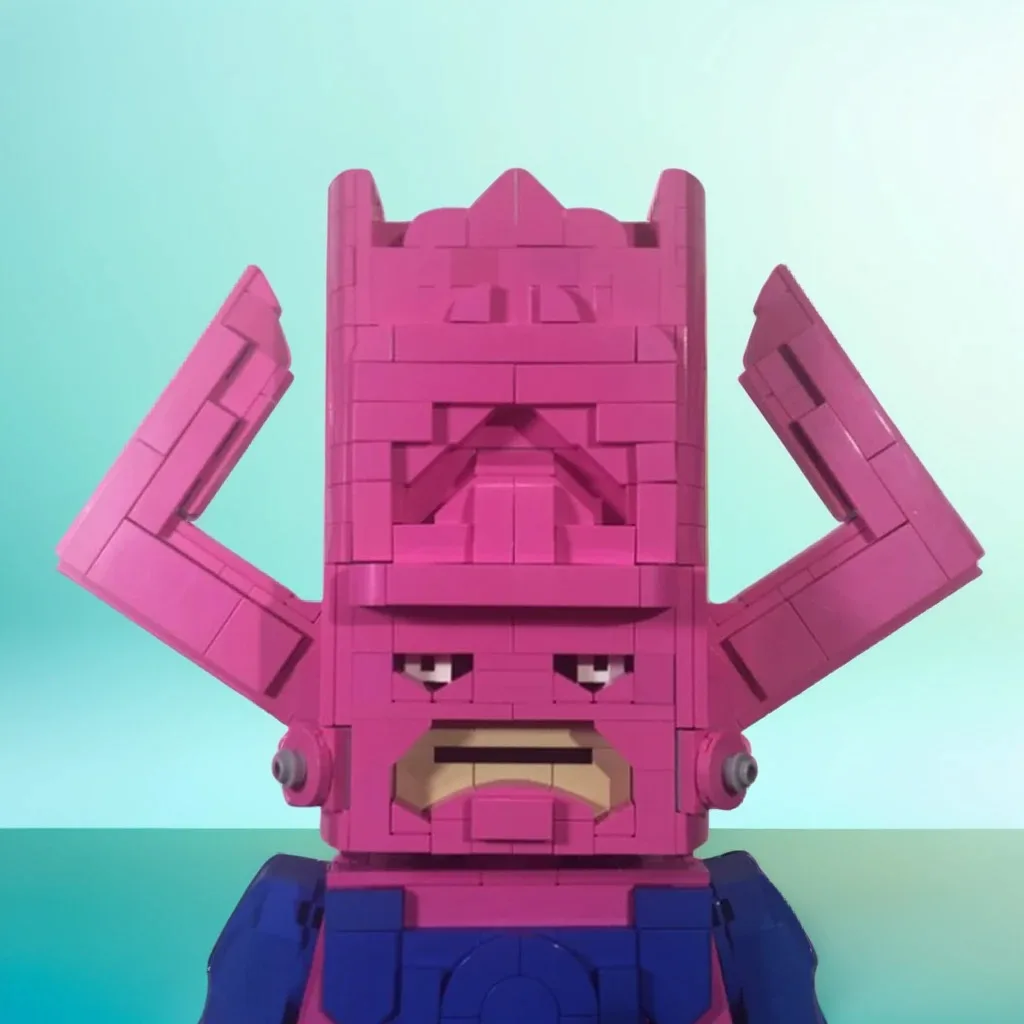 

1805 шт. MOC супергерои галактики шарнирные Maxifigure гигантская поза DIY модель строительные блоки игрушки на день рождения подарок