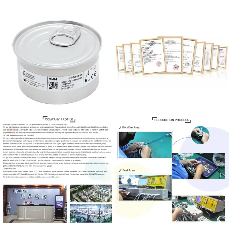 Brand For ITG M-04 Medical Compatible Sensor O2 Cell