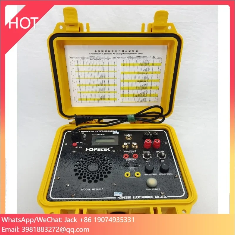 

Underwater Diving Communication HT-2861D One Diver Underwater Communicator Commercial Diving