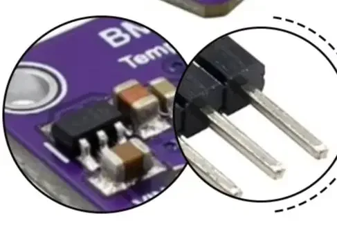 1set Sensor Wuth Pin Header Digital Barometric Pressure Sensor BMP388 BMP390 Digital Pressure Sensors For Applications
