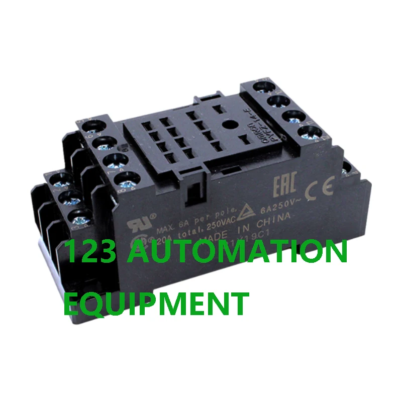5Pcs Authentic New Omron PYFZ-14-E Relay Socket 14 Pins Base view 2