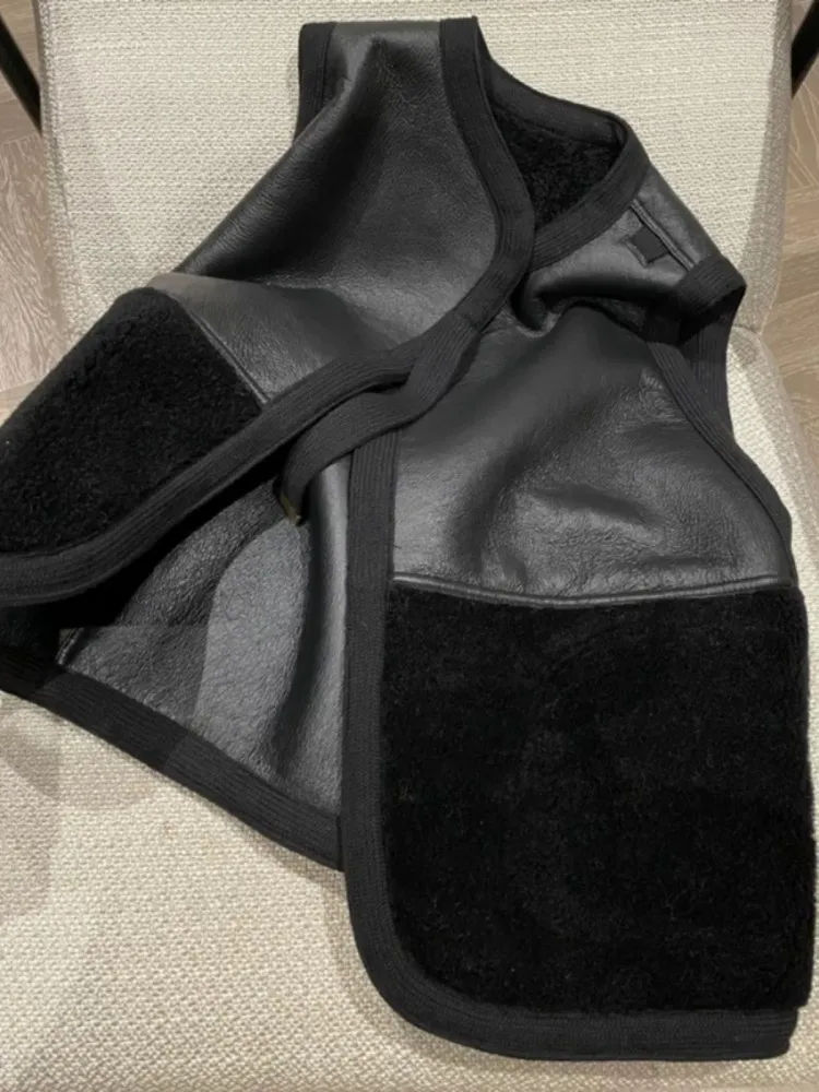 Gilet in pelliccia di agnello da indossare su entrambi i lati Bla Autunno Inverno Jaet Pelle e pelliccia integrata per pendolari coreani pesanti