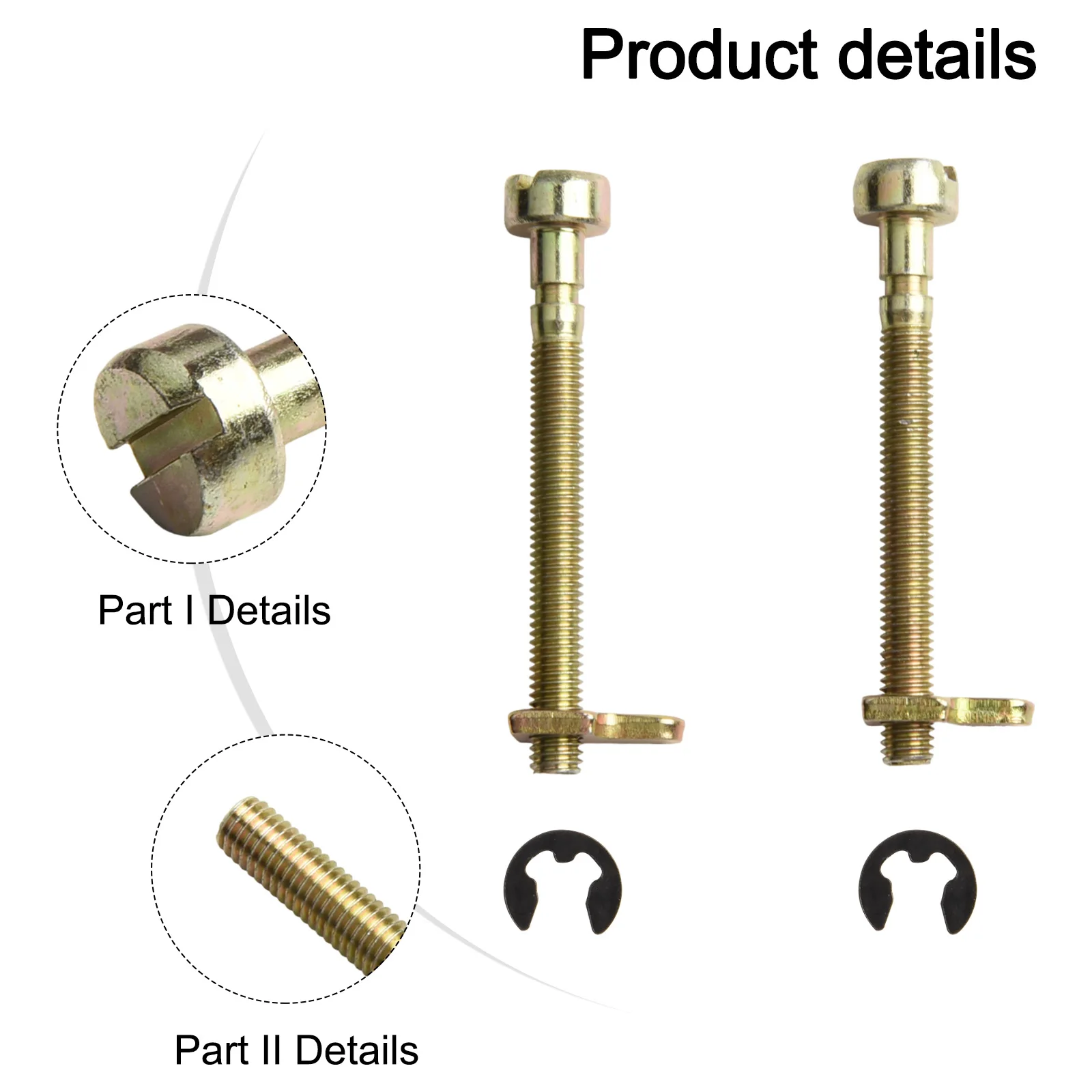 Gute Qualität Chain Adjuster Tensioner Garden Tools Accessories 028 009 038 AV MS380 Chainsaw 11186641600 Replace 2pcs