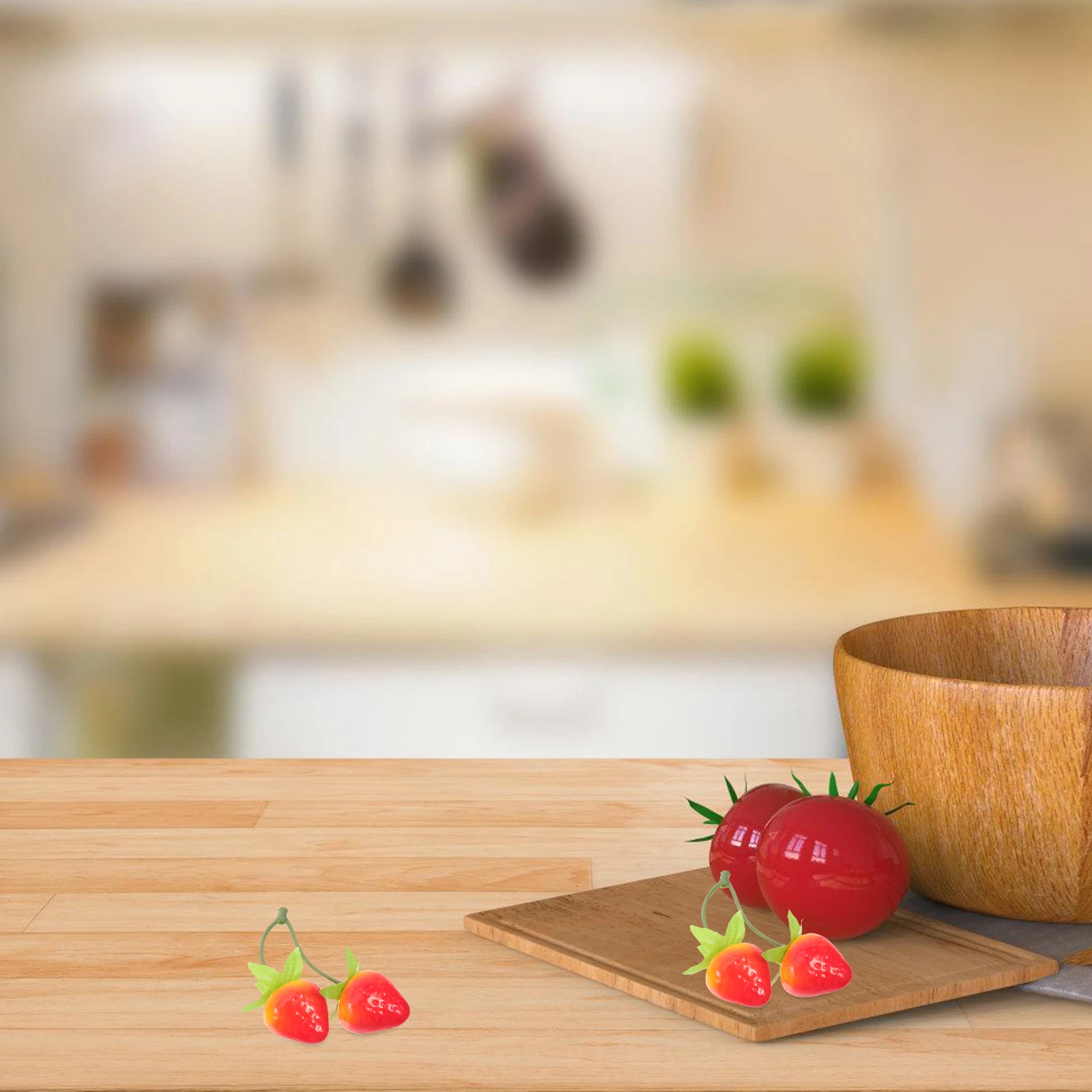 

20Pcs Mini Artificial Strawberry Decoration Simulation Fruit for Home Table Centerpiece Photography Compact and Realistic