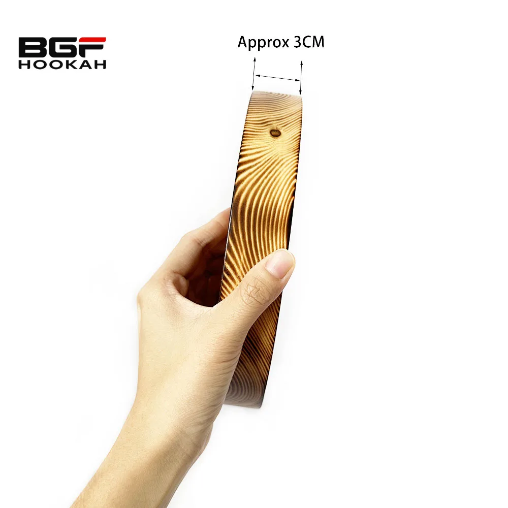 Base per supporto per luce narghilè in legno Base per Display con luci a LED colorate con accessori per narghilè telecomandati