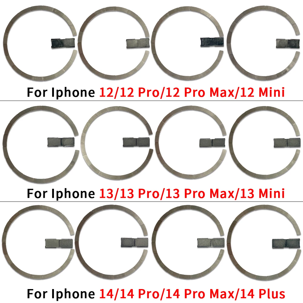 

New Metal Magnetic Ring Sticker For Iphone 12 13 14 Pro Max Mini Plus Universal Wireless Charging Strong Magnet Plate Patch