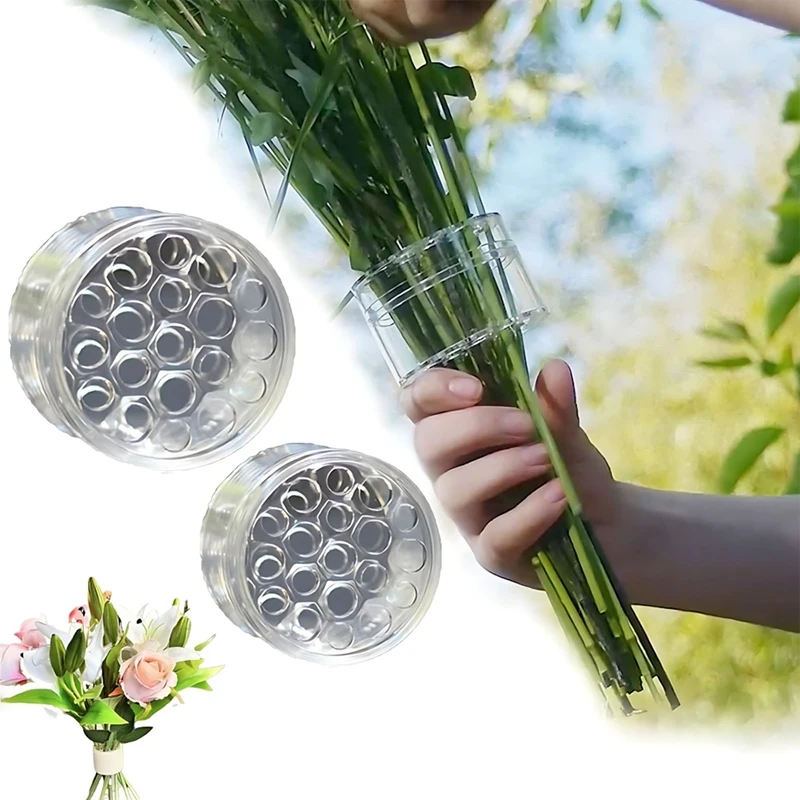 Flower Stem Holder Spiral Flower Stand DIY Flower Arrangement Art Accessories