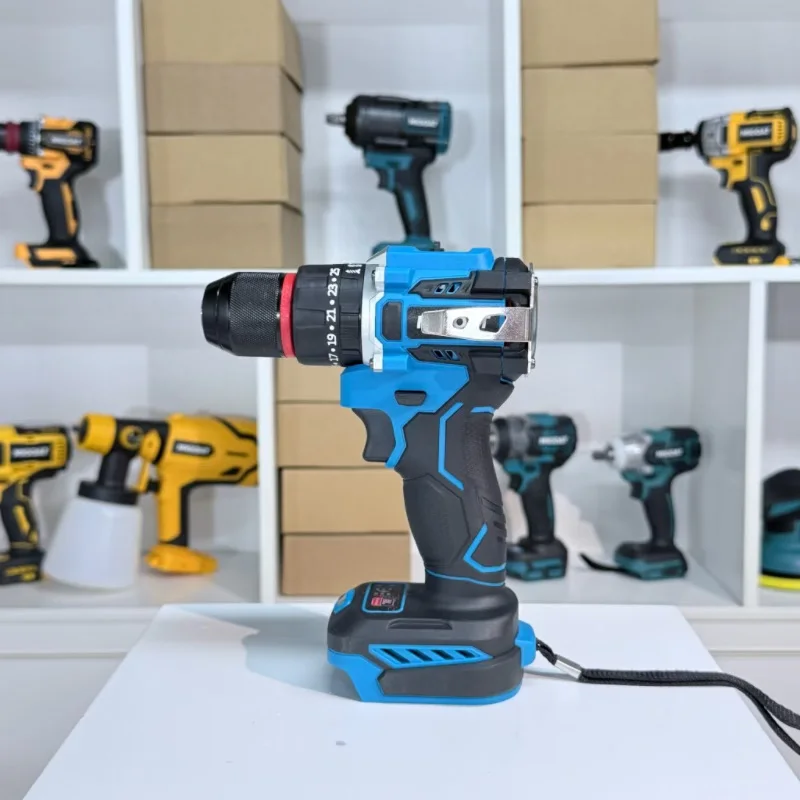 مثقاب صدمي بدون فرش، مثقاب تأثير تشاك سريع 3/8 بوصة، وظيفة المطرقة، أداة لاسلكية متينة لبطارية ماكيتا 18 فولت