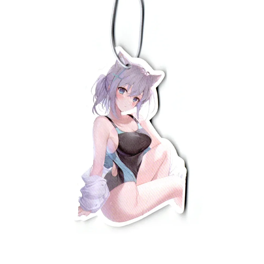 Hot Sale Jdm Anime High Quality Cute Sex Girl Car Air Freshener Fresher Auto Rearview Mirror Perfume Accessories Pendant