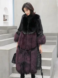 Fur Women's Long Style 2023 Autumn/Winter New Loose Fox Fur Fashion Fur Mink Coat Women's Temperament Coat Women's Top Commuter