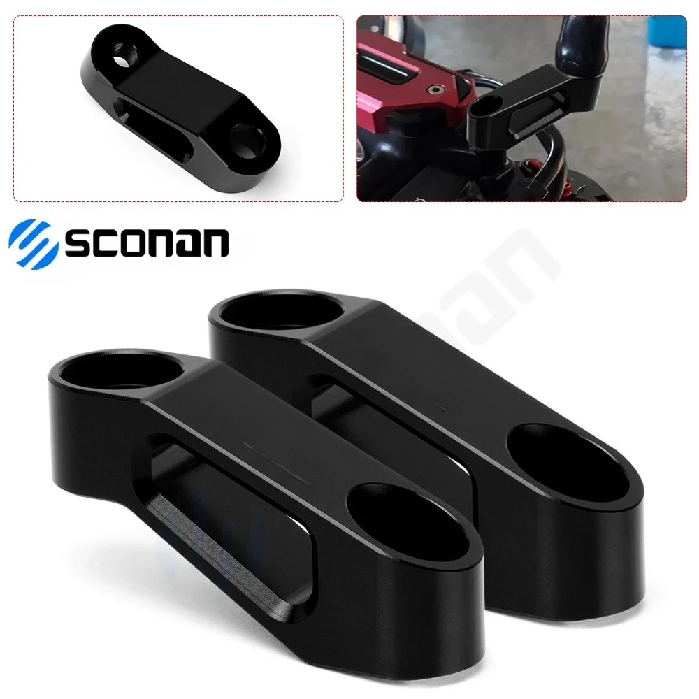 For VSTROM 1000 V-STROM 1000 v-strom 1000 Motorcycle Accessories Mirror Extender Rearview Mirrors Extension Adaptor