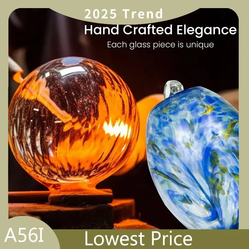 

Garden Bird Feeders For Outdoors Hanging Bird Gifts For Women, Blown Glass Bird Feeder Easy To Use